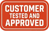 Customer tested and approved